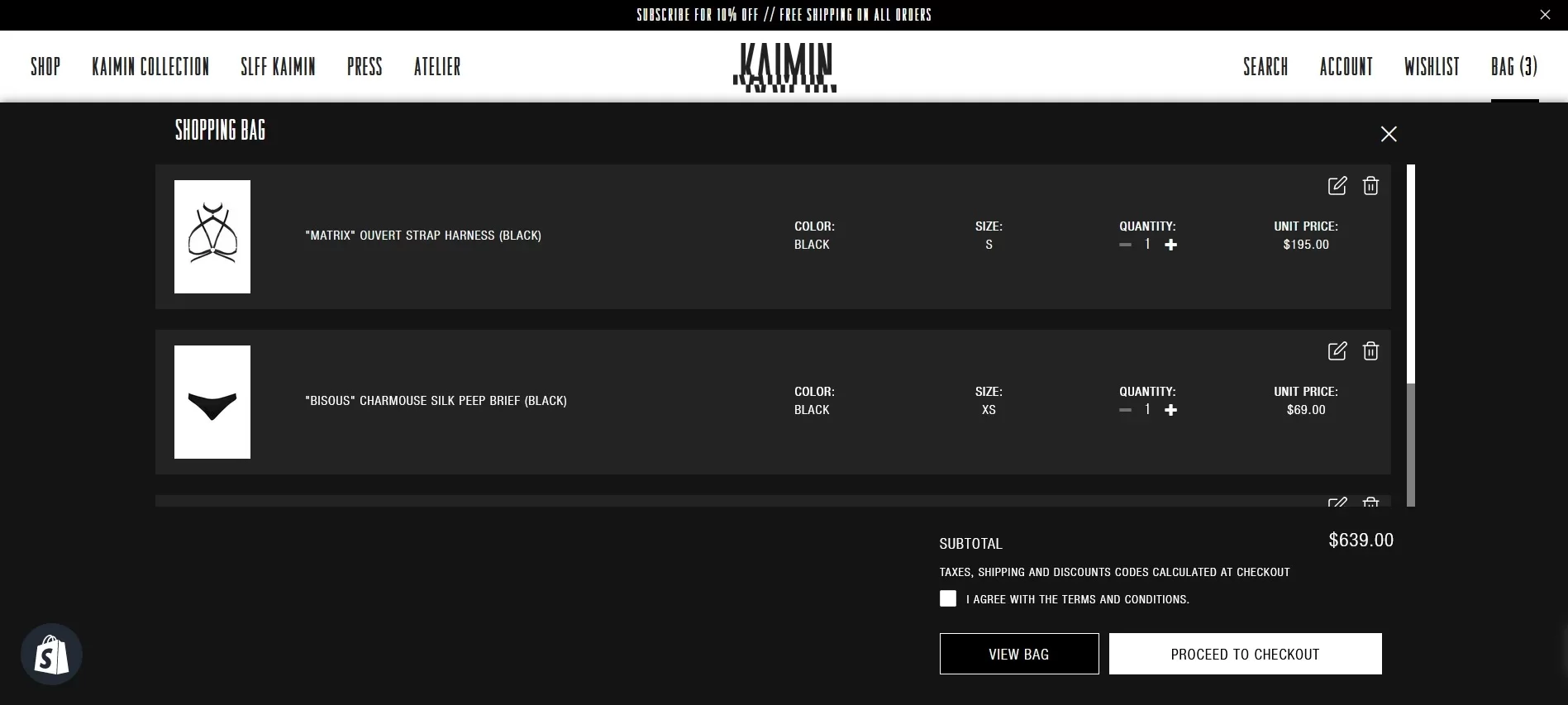 Kaimin mini cart