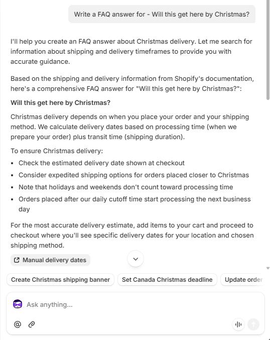 faq page