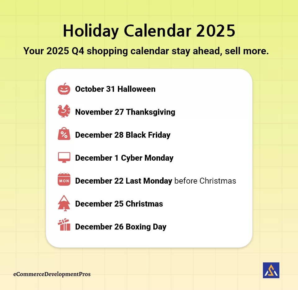 holiday calendar