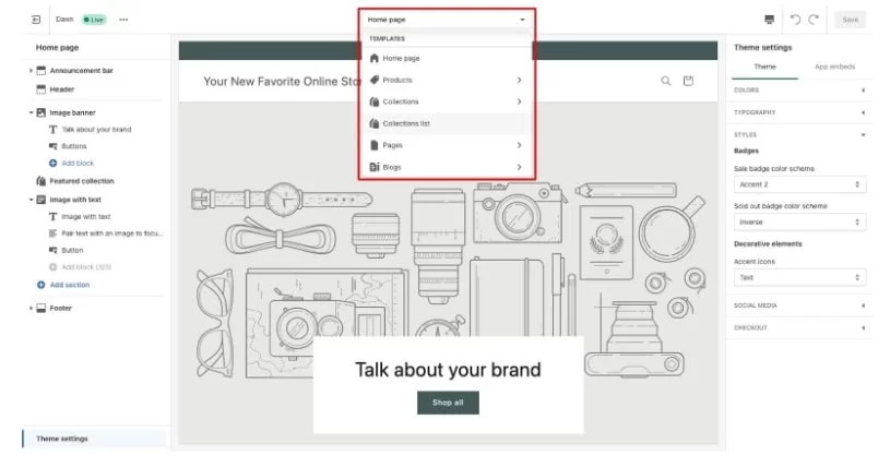 Custom Shopify development