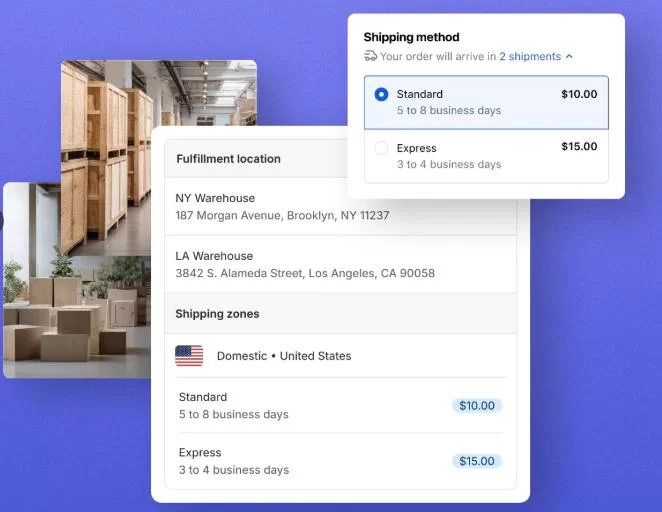 Flat Rates for Multi-Location Orders