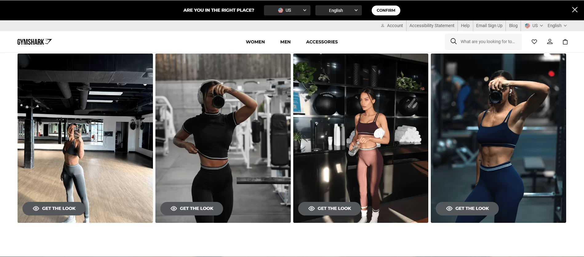 Gymshark USA - Images and content suitable for US audience