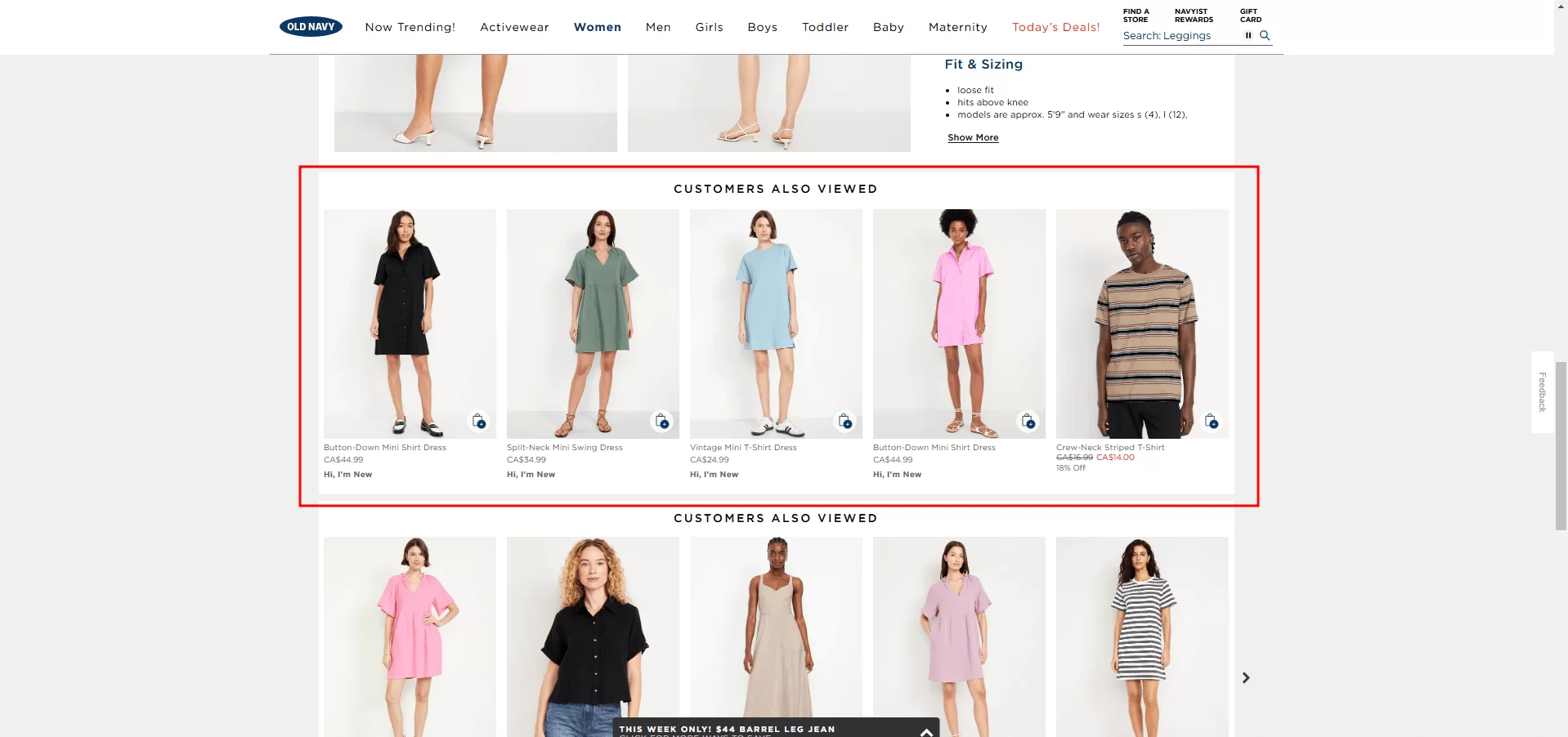 Personalization Based on User Behavior