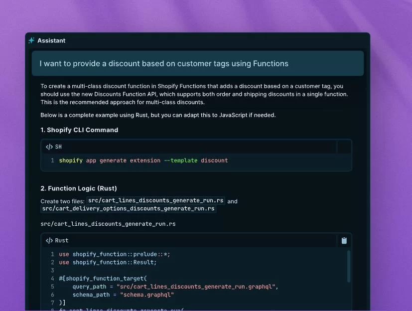 Smarter Shopify Function Docs (Now LLM-Enabled)