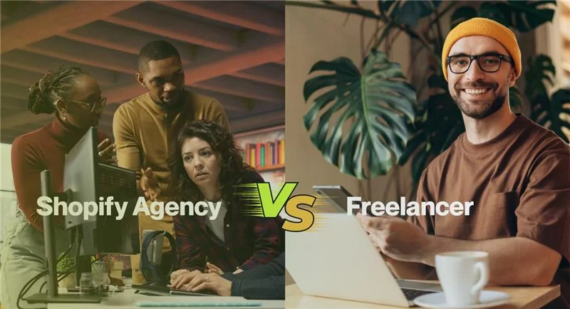 shopify agency vs freelancer