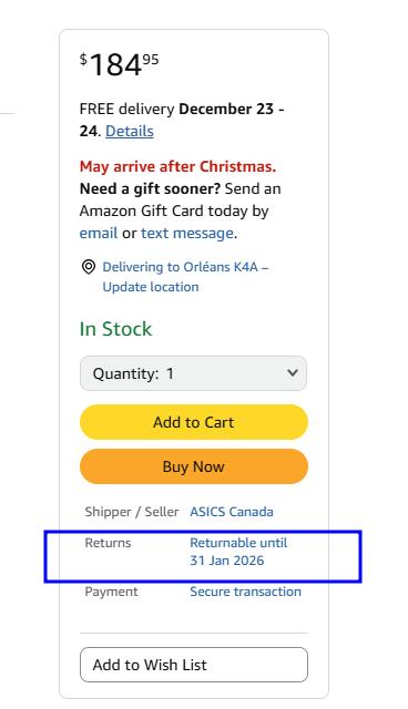 make returns and policies clear