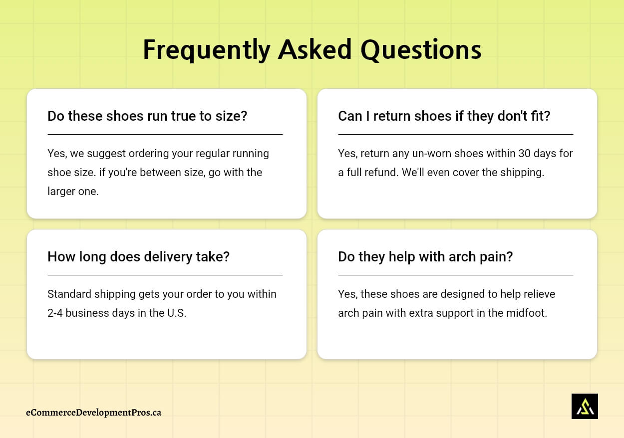 Add Clear FAQs to Remove Doubt