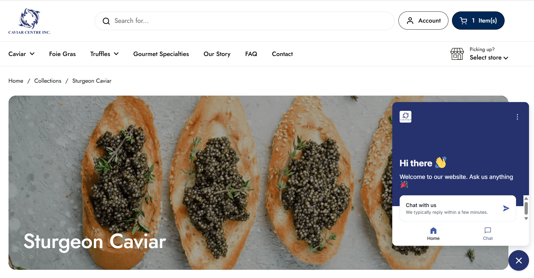 Live chat support on Shopify product page to reduce customer uncertainty and improve conversions
